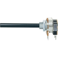 Потенциометр с выключателем 0.4 Вт, моно, 4.7 кОм, 1 шт Weltron WCIP20CIPS-08-60F1-4K7-20%-LIN