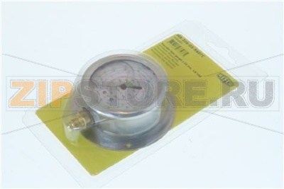 Bourdon type gauge   63 mm, stainless, 1 