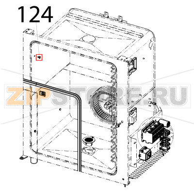 Oven runners coupling pin Tecnoinox EFB10DSL Oven runners coupling pin Tecnoinox EFB10DSLЗапчасть на деталировке под номером: 124
