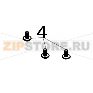 Self tapping washer screw, TP3XL6XΨ7MM/ phillips round, NI TSC Alpha-30L Self tapping washer screw, TP3XL6XΨ7MM/ phillips round, NI TSC Alpha-30LЗапчасть на деталировке под номером: 4