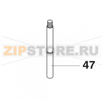 Sold as R15-46Z Bear Varimixer AR40 VL-1S                                                                          Sold as R15-46Z Bear Varimixer AR40 VL-1SЗапчасть на сборочном чертеже под номером: 47Название запчасти на датском&nbsp;языке: Sold as R15-46Z Bear Varimixer AR40 VL-1S
