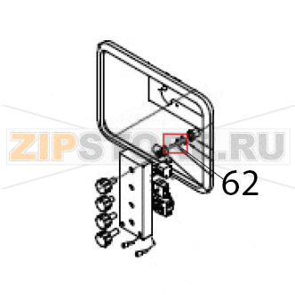 Blok cise Hurakan HKN-XF023 Blok cise Hurakan HKN-XF023Запчасть на деталировке под номером: 62