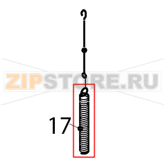Spring Hoshizaki IM-65NE Spring Hoshizaki IM-65NEЗапчасть на деталировке под номером: 17