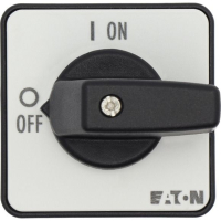Переключатель вкл/выкл, 1-полюсный, 20 A, 90°, монтаж Eaton T0-1-8200/E