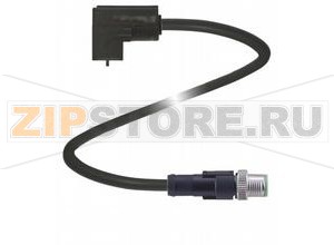 Разъём клапанов Valve Connector Cordset VMCI-2+P/Z2-2M-PUR-V1-G Pepperl+Fuchs Описание оборудованияValve connector, Form C (Ind) on M12, 2+PE, LED, Z diode, PUR cable