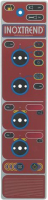 RED ANALOGIC PLATE WITH BLUE INDEX