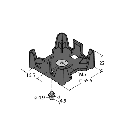 Кронштейн монтажный Turck TH-Q51T-HT 