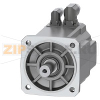 SIMOTICS S-1FK2 CT Серводвигатель М0 = 6,5 Нм; ПН = 1,71 кВт при NN = 3000 оборотов в минуту (380-480); ПН = 0,97 кВт при нн = 1500 оборотов в минуту (200-240 В); Степень защиты IP64; Цилиндрический вал D24x50 мм; Абсолютный датчик однооборотные 22-бит (к