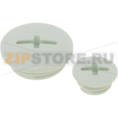 Винт запорный, M25, материал: полиамид, светло-серый, 1 шт Lapp SKINDICHT BLK-GL-M 