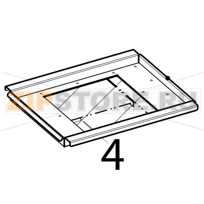 Filter Tecnoinox FR83FE7 Filter Tecnoinox FR83FE7Запчасть на деталировке под номером: 4