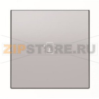 Накладка для карточного выключателя с линзой подсветки и маркировкой, серебристый алюминий ABB 2CLA851400A1301