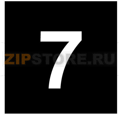 Шильдик, черный, 7 Eaton 87TQ25 