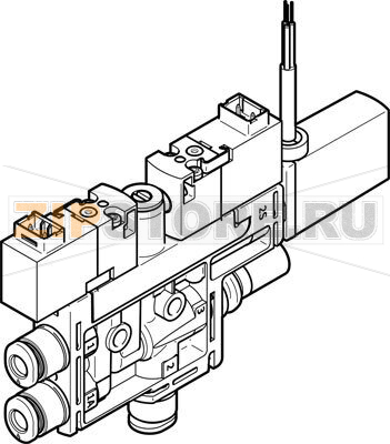 Эжектор Festo OVEL-5-H-10-PQ-VQ4-UA-C-A-V1PNLK-H3 