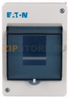 Кожух компактный пластиковый, IP30, 4 модуля, прозрачная дверца Eaton MINI-4-T