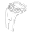 Specchiato cover without open V2 P0053 Saeco Talea Giro
