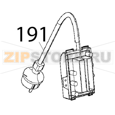 Cavo 3x1.5, H07RN-F, MT1.5+K1/6+SCHUKO Unox XFT 185 Cavo 3x1.5, H07RN-F, MT1.5+K1/6+SCHUKO Unox XFT 185Запчасть на деталировке под номером: 191