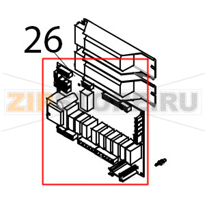 Scheda micro potenza Tecnoeka KF 1010 EV UD Scheda micro potenza Tecnoeka KF 1010 EV UDЗапчасть на деталировке под номером: 26