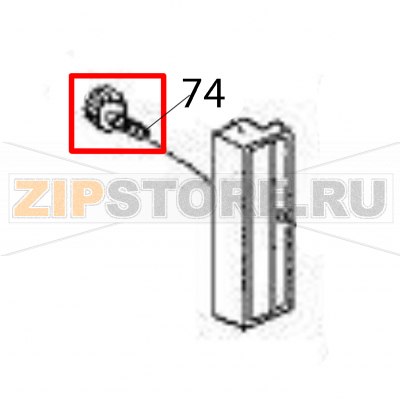 Head screw Sato M84Pro Head screw Sato M84ProЗапчасть на деталировке под номером: 74Название запчасти на английском языке: Head screw Sato M84Pro.