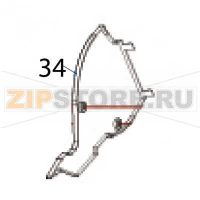 Label roll holder cover-LH Godex RT730i Label roll holder cover-LH Godex RT730iЗапчасть на деталировке под номером: 34Название запчасти Godex на английском языке: Label roll holder cover-LH RT730i.