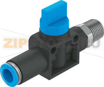 Клапан отсечной Festo HE-3-3/8-QS-10 