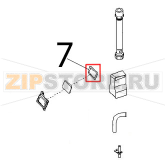 Guarnizione per visore Angelo Po FX101G2 Guarnizione per visore Angelo Po FX101G2Запчасть на деталировке под номером: 7