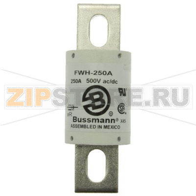 Предохранитель, 250 A, AC 500 В, 200 кА, 38x110 мм, UL Eaton BUSS HIGH SPEED FUSE 