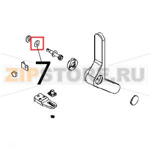 Frizione maniglia Angelo Po FX201G3 Frizione maniglia Angelo Po FX201G3Запчасть на деталировке под номером: 7