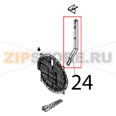 Ingresso H2O tubolare Angelo Po FX201G3 Ingresso H2O tubolare Angelo Po FX201G3Запчасть на деталировке под номером: 24