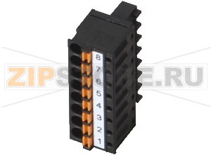 Аксессуар Plug for Ex e Modules LB9109.E.8.1 Pepperl+Fuchs General specificationsNumber of pins8Electrical specificationsRated voltage160 VRated current8 AMechanical specificationsCore cross-section0.14 ... 1.5 mm2HousingblackMassapprox. 5 gDimensions(W x H x D) 40.9 mm x 12.4 mm x 20.8 mmConstruction typespring terminalGeneral informationPacking unit1  item(s)