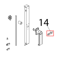 Lamiera ferma porta fredda lavato Unox XV 203G