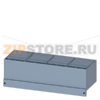 front cover main connection 4-pole, 2 units, extended, fixed-mounted accessory for circuit breaker 3WL10 / 3VA27 Siemens 3VW9724-0WF40