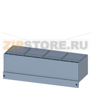 front cover main connection 4-pole, 2 units, extended, fixed-mounted accessory for circuit breaker 3WL10 / 3VA27 Siemens 3VW9724-0WF40 