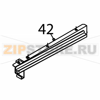 Soporte izquierdo de filtro Fagor FI-200 Soporte izquierdo de filtro Fagor FI-200Запчасть на деталировке под номером: 42Название запчасти Fagor на английском языке: Soporte izquierdo de filtro FI-200.