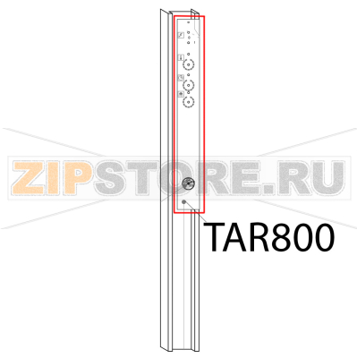 Screen-printed plate Gierre FEV 166M Screen-printed plate Gierre FEV 166MЗапчасть на деталировке под номером: TAR800