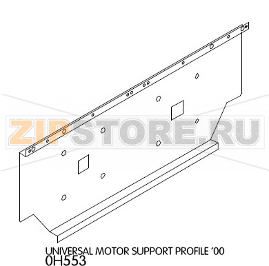 Universal motor support profile &#039;00 Unox XF 090P Universal motor support profile '00 Unox XF 090PЗапчасть на деталировке под номером: 112Название запчасти на английском языке: Universal motor support profile '00 Unox XF 090P