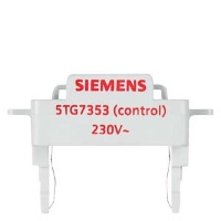 DELTA ПЕРЕКЛЮЧЕНИЕ A. КНОПКА ВСТАВКИ СВЕТОДИОДОВ ДЛЯ ФУНКЦИЯ КОНТРОЛЯ 230V/50HZ, КРАСНЫЙ Siemens 5TG7353