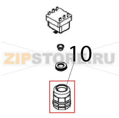 Fairlead Angelo Po 091CP1E Fairlead Angelo Po 091CP1EЗапчасть на деталировке под номером: 10
