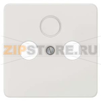 DELTA PROFIL ТИТАНОВО-БЕЛЫЙ КРЫШКА РОЗЕТКИ ДЛЯ RF/TV/SAT 65X65MM 2/3 ОТВЕРСТИЯ Siemens 5TG1828-2