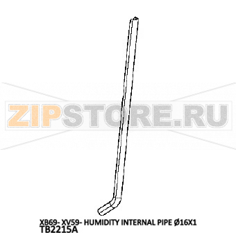 XB69- XV59- Humidity internal pipe Ø16X1 Unox XB 693 XB69- XV59- Humidity internal pipe Ø16X1 Unox XB 693Запчасть на деталировке под номером: 40Название запчасти на английском языке: XB69- XV59- Humidity internal pipe Ø16X1 Unox XB 693