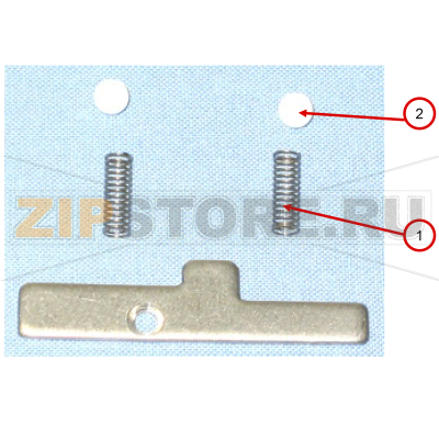 Kit, guide springs (set of 10) Zebra P330i Kit, guide springs (set of 10) Zebra P330iЗапчасть на деталировке под номером: 1