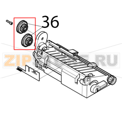 Gear wheel Z31/19 CAB EOS2 Gear wheel Z31/19 CAB EOS2Запчасть на деталировке под номером: 36