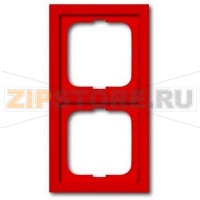 Рамка двухместная, красная ABB 2CKA001754A4714