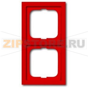Рамка двухместная, красная ABB 2CKA001754A4714 