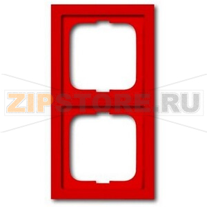 Рамка двухместная, красная ABB 2CKA001754A4714 