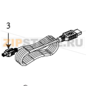 Кабель USB TSC TTP-246M Pro Кабель USB для принтера TSC TTP-246M ProЗапчасть на сборочном чертеже под номером: 3Количество запчастей в комплекте: 1Название запчасти TSC на английском языке: USB cable (1500 mm)