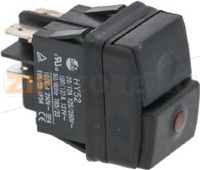 BIPOLAR SWITCH BLACK 12A 250V