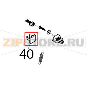 Cable clamp CAB EOS5 Cable clamp CAB EOS5Запчасть на деталировке под номером: 40