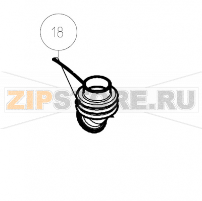 Soffietto Vaschetta Evolution RC/LM 6/23 Imesa LM 23             Soffietto Vaschetta Evolution RC/LM 6/23 Imesa LM 23Запчасть на сборочном чертеже под номером: 18Название запчасти на итальянском языке: Soffietto Vaschetta Evolution RC/LM 6/23 Imesa LM 23
