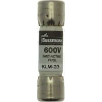 Предохранитель, 20 A, AC 600 В, DC 600 В, 10x38 мм, UL, CSA Eaton LIMITRON FAST ACTING FUSE