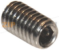 VITE SENZA TESTA A CAVA ESAGONALE M6x10 